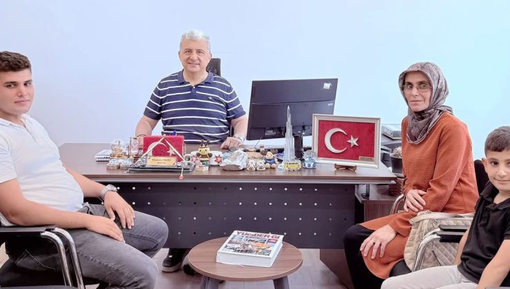 İL PLANLAMA MÜDÜRÜ ÖRGÜT, DEPREMZEDE DOĞRU AİLESİNİ AĞIRLADI