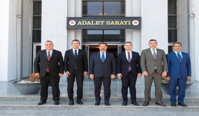 HATAY VALİSİ MUSTAFA MASATLI’DAN HATAY ADLİYESİNE ADLİ YIL ZİYARETİ