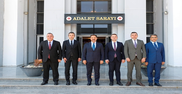 HATAY VALİSİ MUSTAFA MASATLI’DAN HATAY ADLİYESİNE ADLİ YIL ZİYARETİ