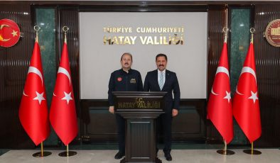 AFAD BAŞKANI PEHLİVAN’DAN HATAY VALİLİĞİ’NE ZİYARET