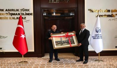 BAŞKAN ÖNTÜRK’TEN AFAD BAŞKANI PEHLİVAN’A ZİYARET TEŞEKKÜRÜ: HATAY’IN İHYASI GÖRÜŞÜLDÜ