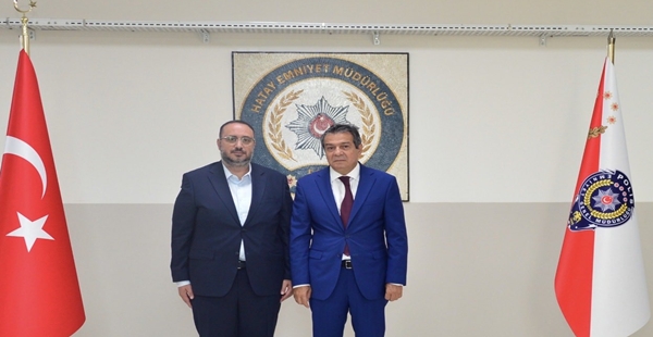 MUSTAFA ŞENER’DEN İL EMNİYET MÜDÜRÜ RÜŞTÜ YILMAZ’A ZİYARET