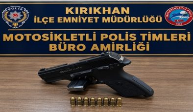 KIRIKHAN’DA RUHSATSIZ SİLAH YAKALANDI: 1 TUTUKLAMA