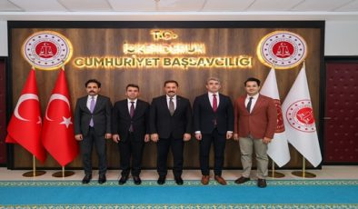 HATAY VALİSİ MUSTAFA MASATLI’DAN BAŞSAVCI BURAK ÖZTÜRK’E ZİYARET