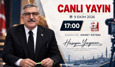 Hatay Milletvekili Hüseyin Yayman A Haber Canlı Yayınında Gündemi Değerlendirecek