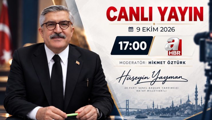 Hatay Milletvekili Hüseyin Yayman A Haber Canlı Yayınında Gündemi Değerlendirecek