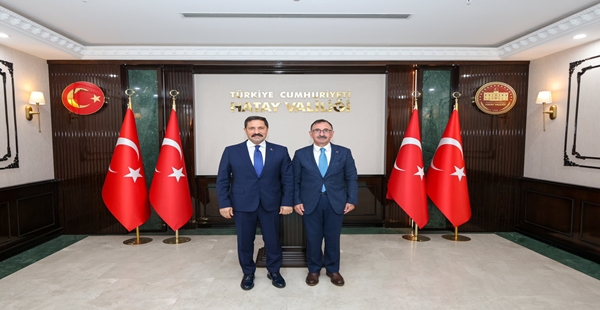 HATAY’DA ORYANTİRİNG HEYECANI: VALİ MASATLI FEDERASYON BAŞKANINI AĞIRLADI