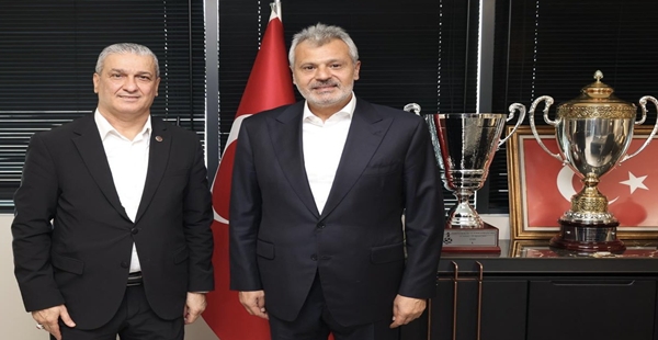 BELEN BELEDİYE BAŞKANI İBRAHİM GÜL’DEN HBB BAŞKANI ÖNTÜRK’E ZİYARET