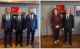YEŞİLDAL’A TBMM’DE YOĞUN ZİYARET TRAFİĞİ