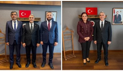 YEŞİLDAL’A TBMM’DE YOĞUN ZİYARET TRAFİĞİ