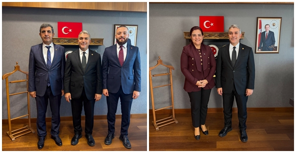 YEŞİLDAL’A TBMM’DE YOĞUN ZİYARET TRAFİĞİ