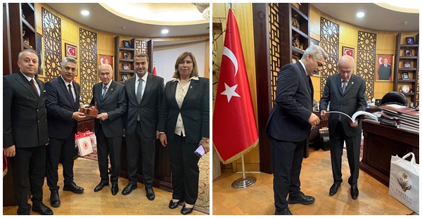 MHP HATAY İL BAŞKANI METİN TAŞÇI’DAN GENEL BAŞKAN BAHÇELİ’YE ZİYARET