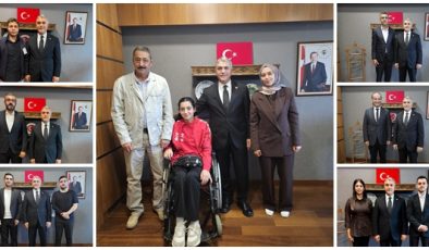 MİLLETVEKİLİ ADEM YEŞİLDAL, TBMM ÇALIŞMA OFİSİNDE HEMŞEHRİLERİNİ AĞIRLADI
