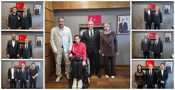 MİLLETVEKİLİ ADEM YEŞİLDAL, TBMM ÇALIŞMA OFİSİNDE HEMŞEHRİLERİNİ AĞIRLADI